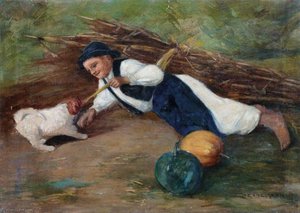 Boy with a Dog