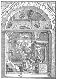 Life Of The Virgin:7. The Annunciation — Albrecht Dürer