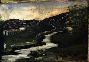 Belakani (part Of Tapestry In Six Paintings) — Niko Pirosmani