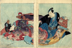 Four Seasons: Spring, Summer, Autumn, Winter — Utagawa Kunisada