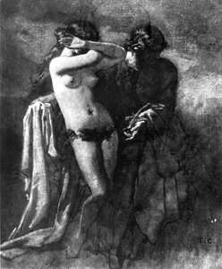 Study Of A Nude — Thomas Couture