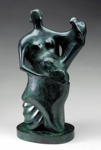 Mother And Child; Upright — Henry Moore