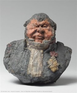 Bust Of Hippolyte Abraham, Known As Abraham-dubois — Honoré Daumier, Realism