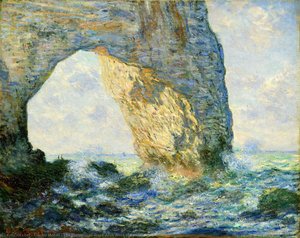 The Manneport, Rock Arch West Of Etretat — Claude Monet, Impressionism