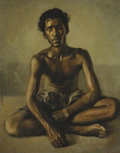 Road Construction Worker — Chua Mia Tee, Contemporary Realism