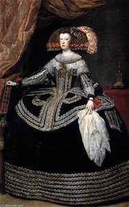 Queen Doña Mariana Of Austria — Diego Velázquez, Baroque