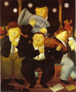 Quatre Musiciens — Fernando Botero