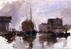 Harbour Chioggia — Frank Duveneck