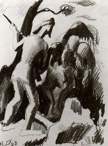 The Pathfinder (study For The American Historical Epic) — Thomas Hart Benton, Regionalism