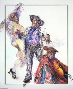 George Melly — Maggi Hambling