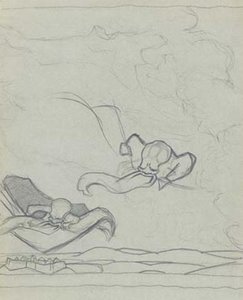 Sketch For ''flying Carpet'' — Nicholas Roerich