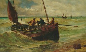 Coming Ashore — William Henry Borrow