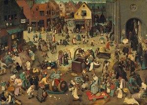 The Fight Between Carnival And Lent — Pieter Bruegel The Elder, Northern Renaissance