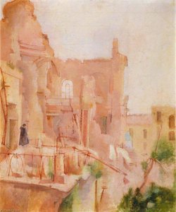 Capua Cathedral From The Bishop's Palace — William Menzies Coldstream