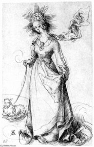 St. Agnes — Albrecht Dürer, Northern Renaissance Printmaking