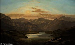 Ben Lawers From Ben Ledi, Looking Across Loch Tay — Charles Robert Leslie