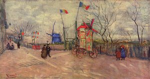 The Allotments At Montmartre — Vincent Willem Van Gogh