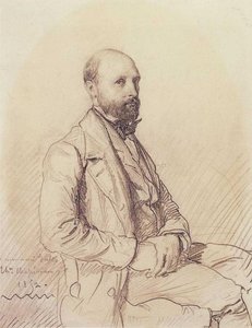Portrait Of Jules Monnerot — Théodore Chassériau, Romanticism