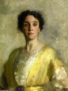 Lady In Yellow (mrs. Codman) — Edmund Charles Tarbell