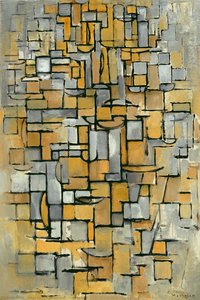 Tableau No. 1 — Piet Mondrian, Cubism