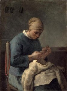 The Seamstress — Jean-françois Millet, Contemporary Realism