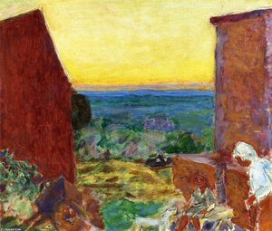 Landscape, Sunset — Pierre Bonnard