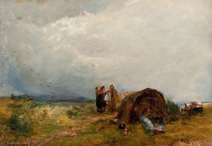 Gypsies In A Landscape — Alexander Fraser