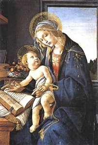 Madonna Of The Book (madonna Del Libro) — Sandro Botticelli, Early Renaissance