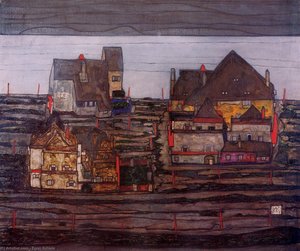 Vorstadt — Egon Schiele
