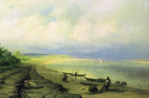 Bank Of The Volga After The Storm — Fyodor Alexandrovich Vasilyev