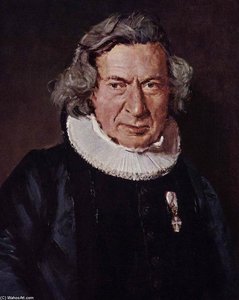 Portrait Of Dr. A. G. Rudelbach — Christian Albrecht Jensen