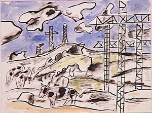 Pylons (study For The City) — Fernand Léger
