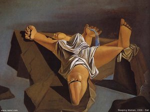 Sleeping Woman — Salvador Dalí