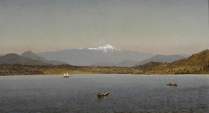 Mount Washington From Lake Sebago — Jasper Francis Cropsey