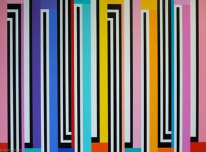 Summer Stripes No.2 (diptych, Panel 2 Of 2) — Mick Maslen