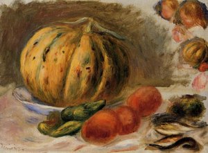Melon And Tomatos 1 — Pierre-auguste Renoir, Impressionist Style