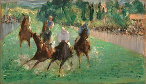 At The Races — Édouard Manet