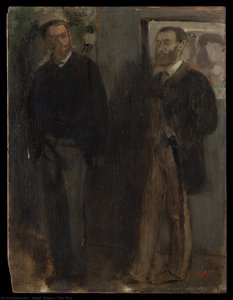Two Men — Edgar Degas, Realist Observation