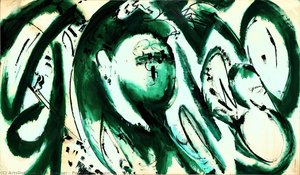 Portrait In Green — Lee Krasner