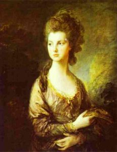 The Honorable Mrs. Graham — Thomas Gainsborough, Rococo Portraiture