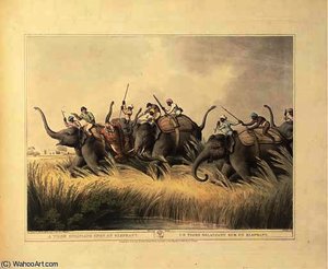 The Wild Sports Of The East — Samuel Howitt