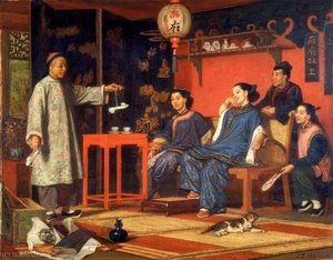 Chinese Ladies Looking At European Curiosities — John Evan Hodgson