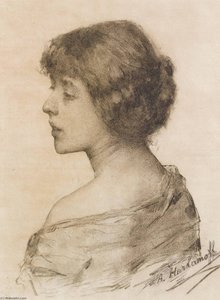 Portrait Of A Lady — Alexei Alexeievich Harlamoff