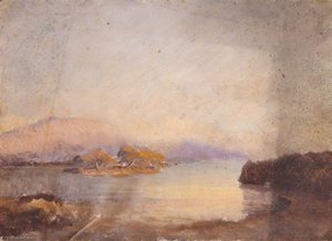 Lake With Mountains — Thomas Stuart Smith