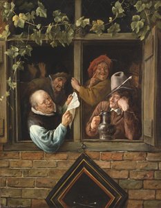 Rhetoricians At At Window — Jan Havickszoon Steen