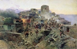 The Capture Of Aul Gimry — Franz Roubaud, Realism