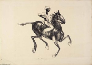 Horse And Rider — Anne Goldthwaite