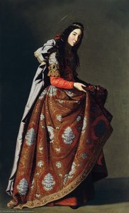 St. Casilda — Francisco De Zurbarán, Spanish Baroque