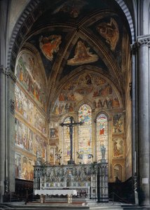 View Of The Tornabuoni Chapel — Domenico Ghirlandaio, Renaissance Revival