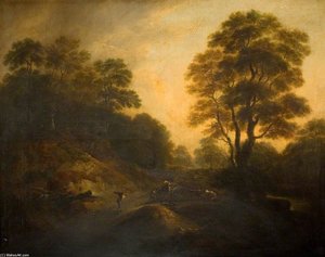 Landscape With Cattle - — Thomas Barker